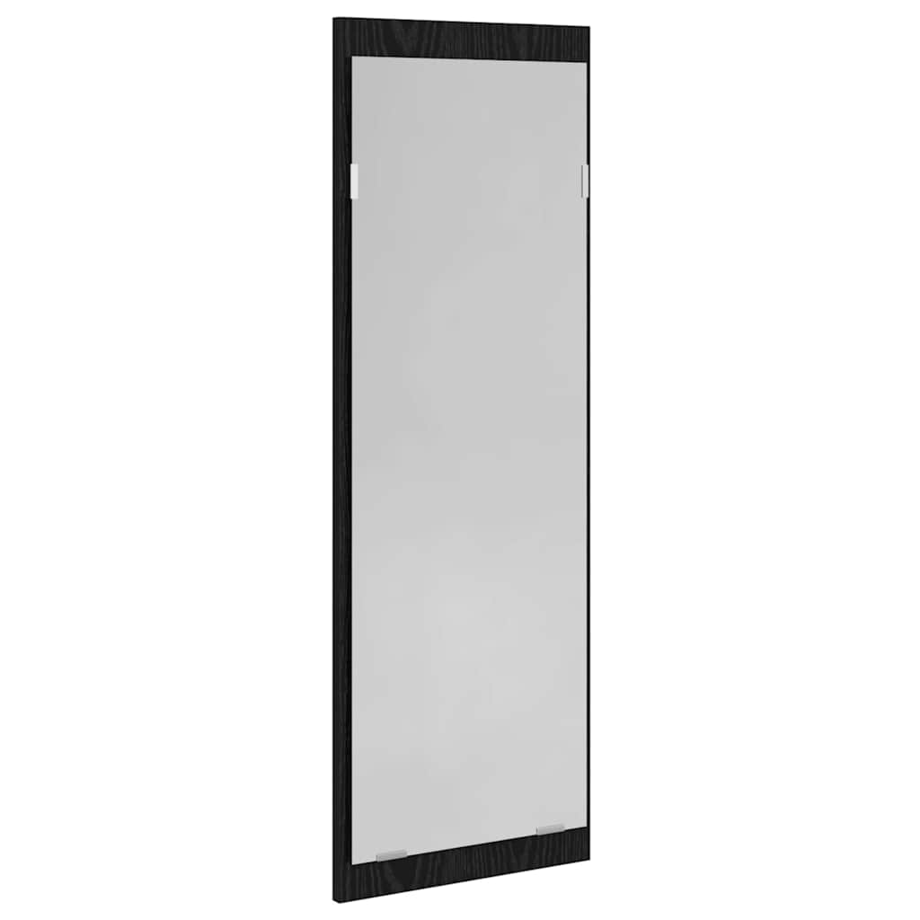 Set mobili da ingresso 4 pcs Rovere Nero Legno multistrato | homemem39