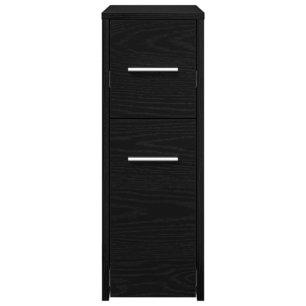 Set di mobili per il bagno 22 x 44 x 61.5 cm Rovere Nero | homemem39