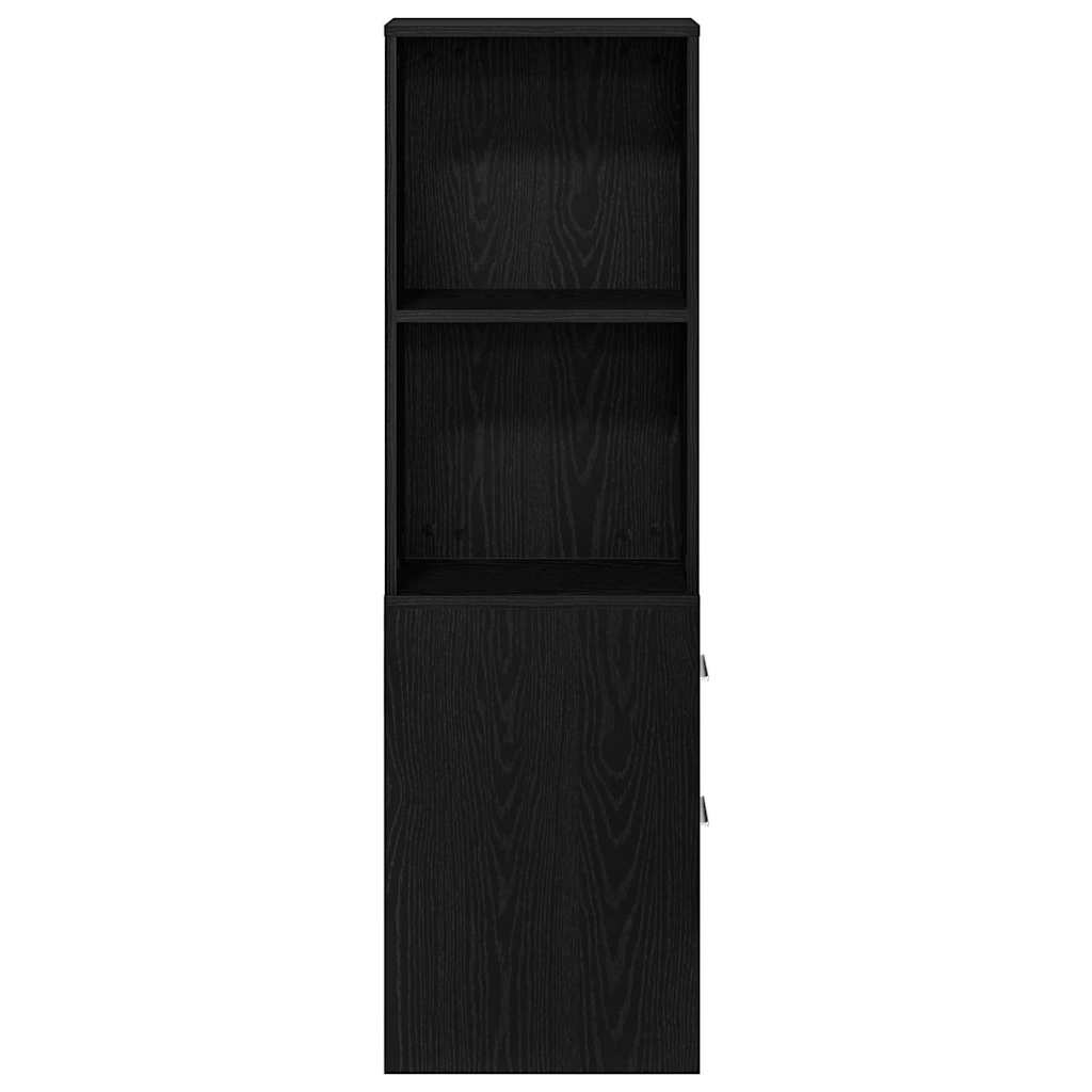 Set di mobili per il bagno 22 x 41 x 135 cm Rovere Nero | homemem39