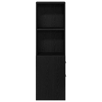 Set di mobili per il bagno 22 x 41 x 135 cm Rovere Nero | homemem39