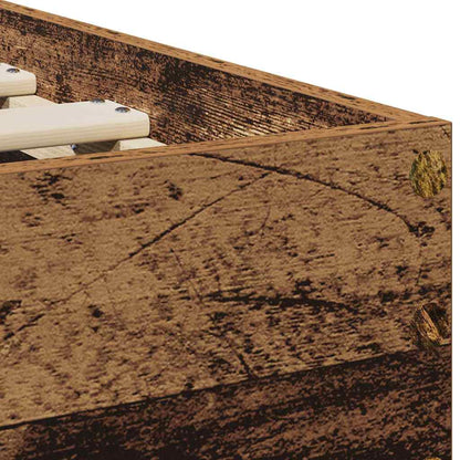 Struttura del letto Legno vecchio 90 x 200 cm Legno multistrato | homemem39