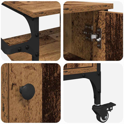 Carrello da Cucina Legno vecchio 87,5 x 39 x 84,5 cm