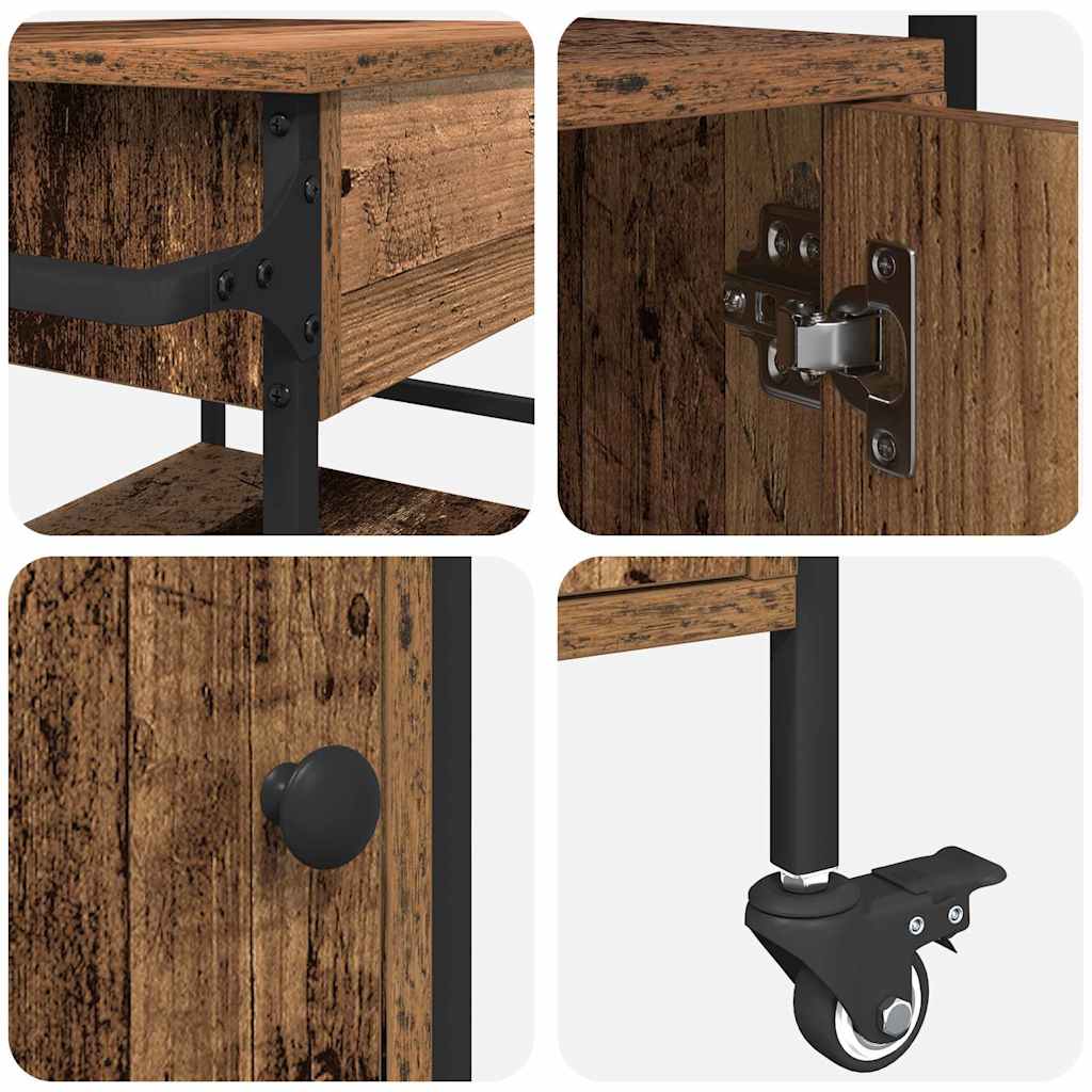 Carrello da Cucina Legno vecchio 56 x 43 x 89,5 cm