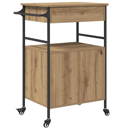 Carrello da Cucina Rovere artigianale 56 x 43 x 89,5 cm