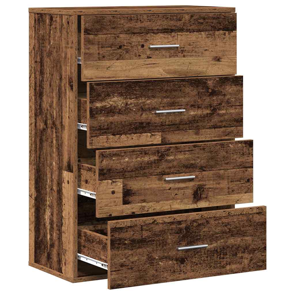 Credenza Legno vecchio 60 x 31 x 84 cm Legno multistrato