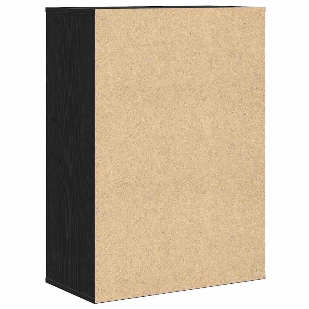 Credenza Rovere Nero 60 x 31 x 84 cm Legno multistrato