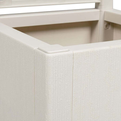 Vaso da giardino Bianco 36 x 36 x 140 cm Polipropilene