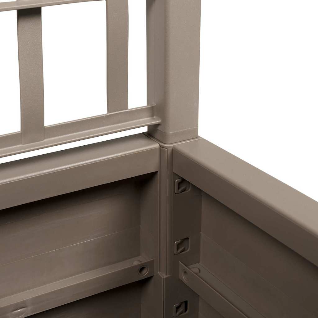 Vaso da giardino Grigio 36 x 36 x 140 cm Polipropilene