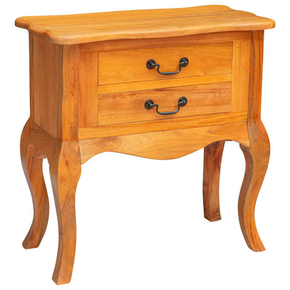 Tavolo laterale con cassetto Naturale 60,5 x 30 x 61 cm