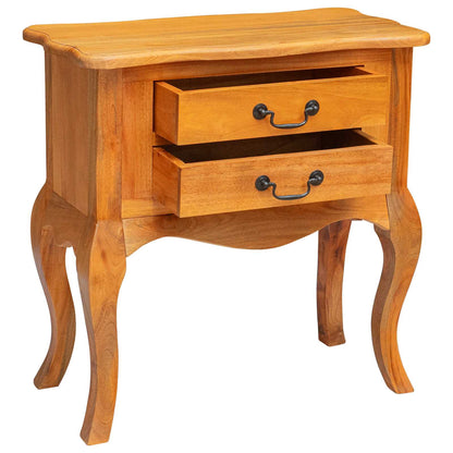 Tavolo laterale con cassetto Naturale 60,5 x 30 x 61 cm | homemem39