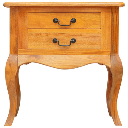Tavolo laterale con cassetto Naturale 60,5 x 30 x 61 cm