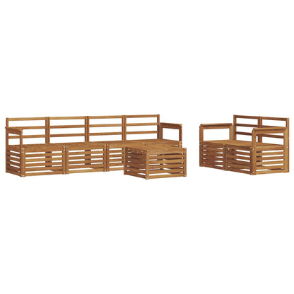 Set di divani da esterno 7 pcs Naturale | homemem39