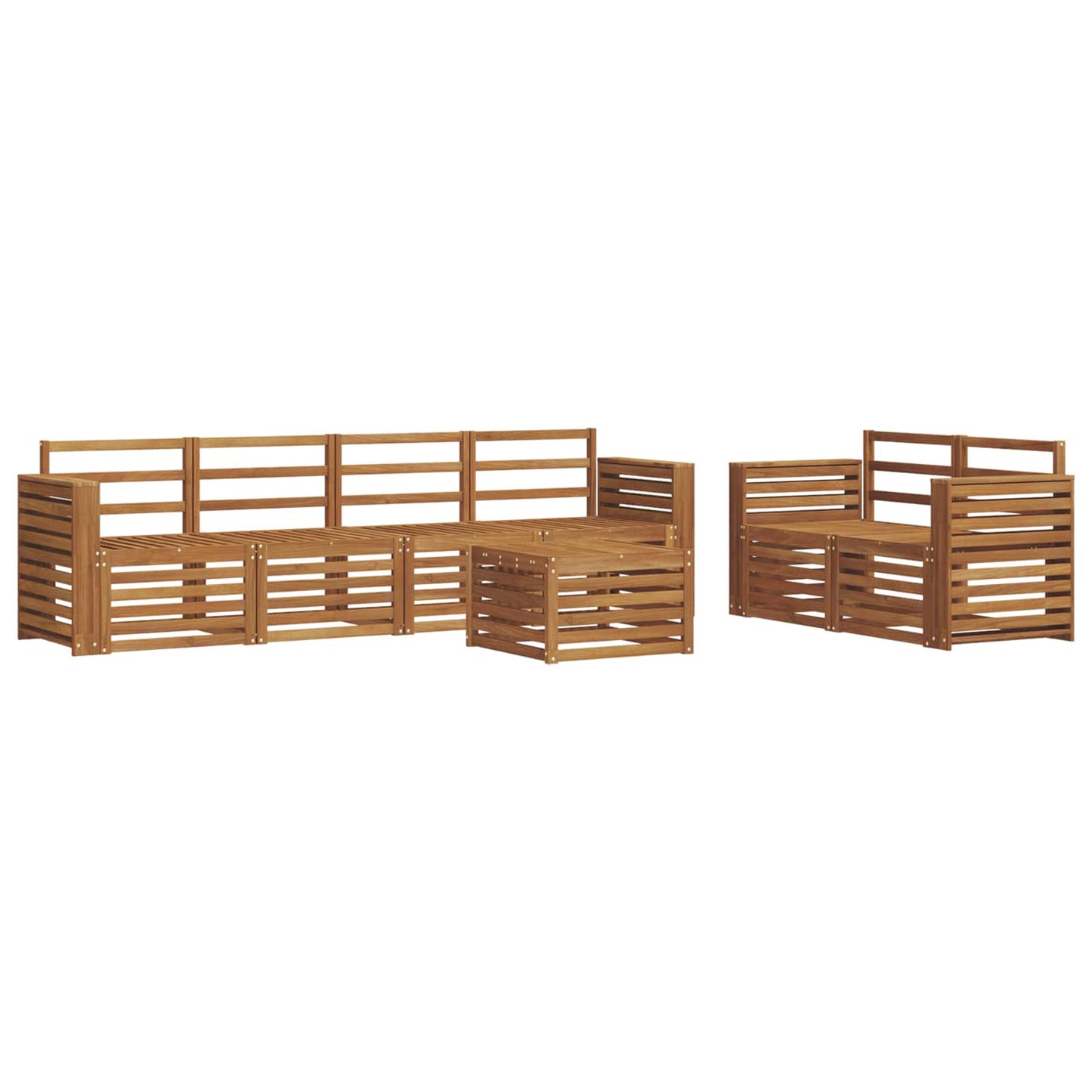 Set divani Legno di Acacia Massello | homemem39