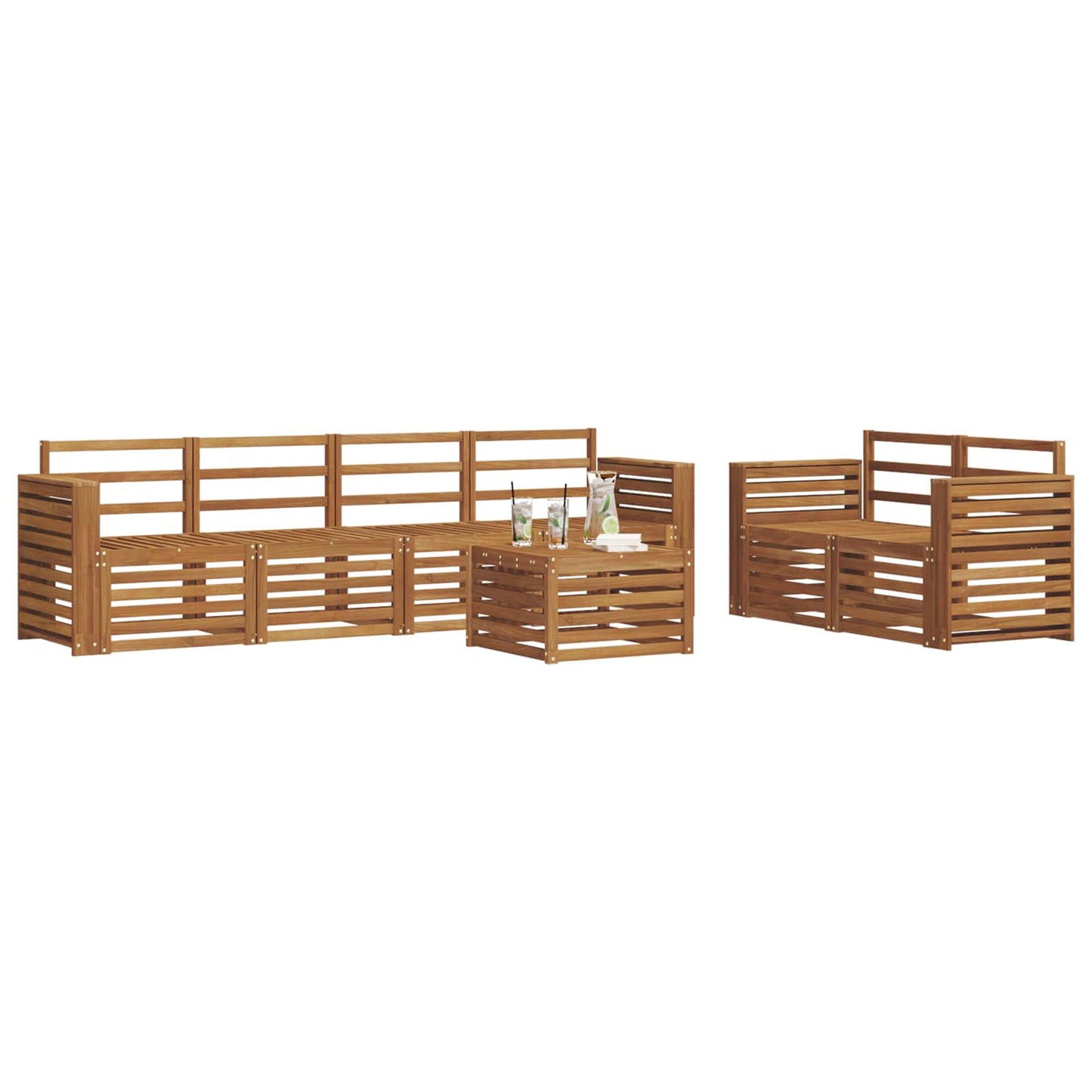 Set divani Legno di Acacia Massello | homemem39