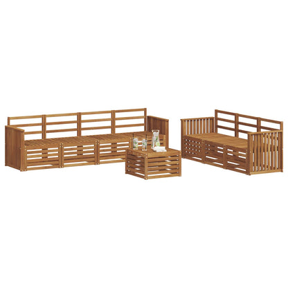 Set divani Naturale Legno di Acacia Massello