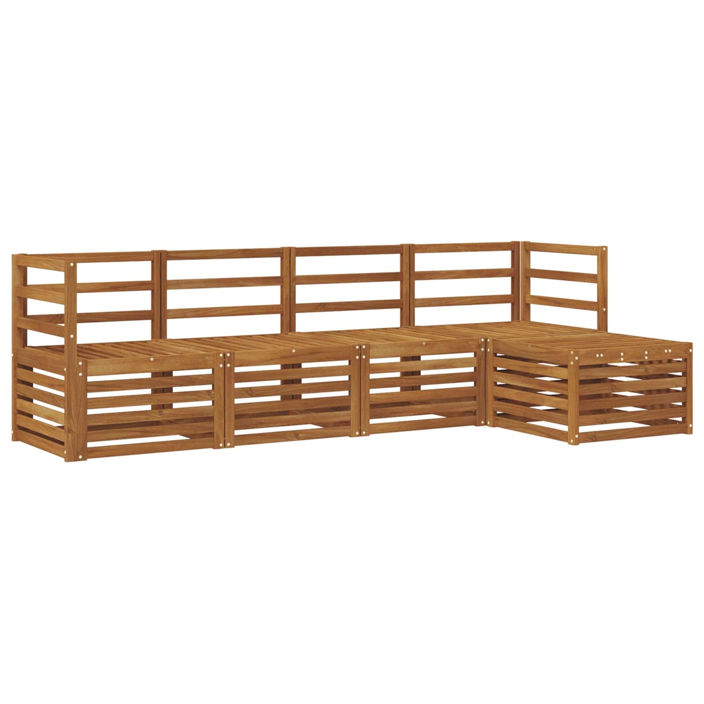 Set di divani da esterno 5 pcs Naturale