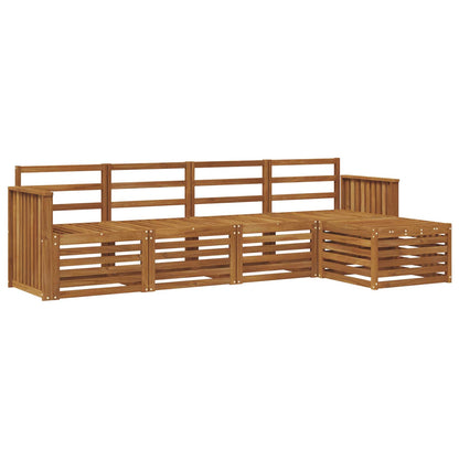 Set di divani da esterno 5 pcs Naturale