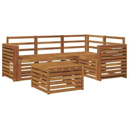 Set di divani da esterno 5 pcs Naturale