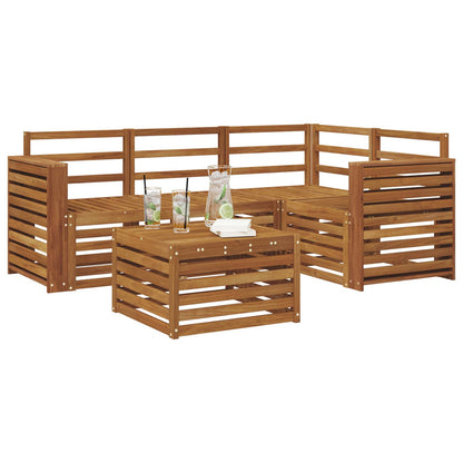 Set di divani da esterno 5 pcs Naturale