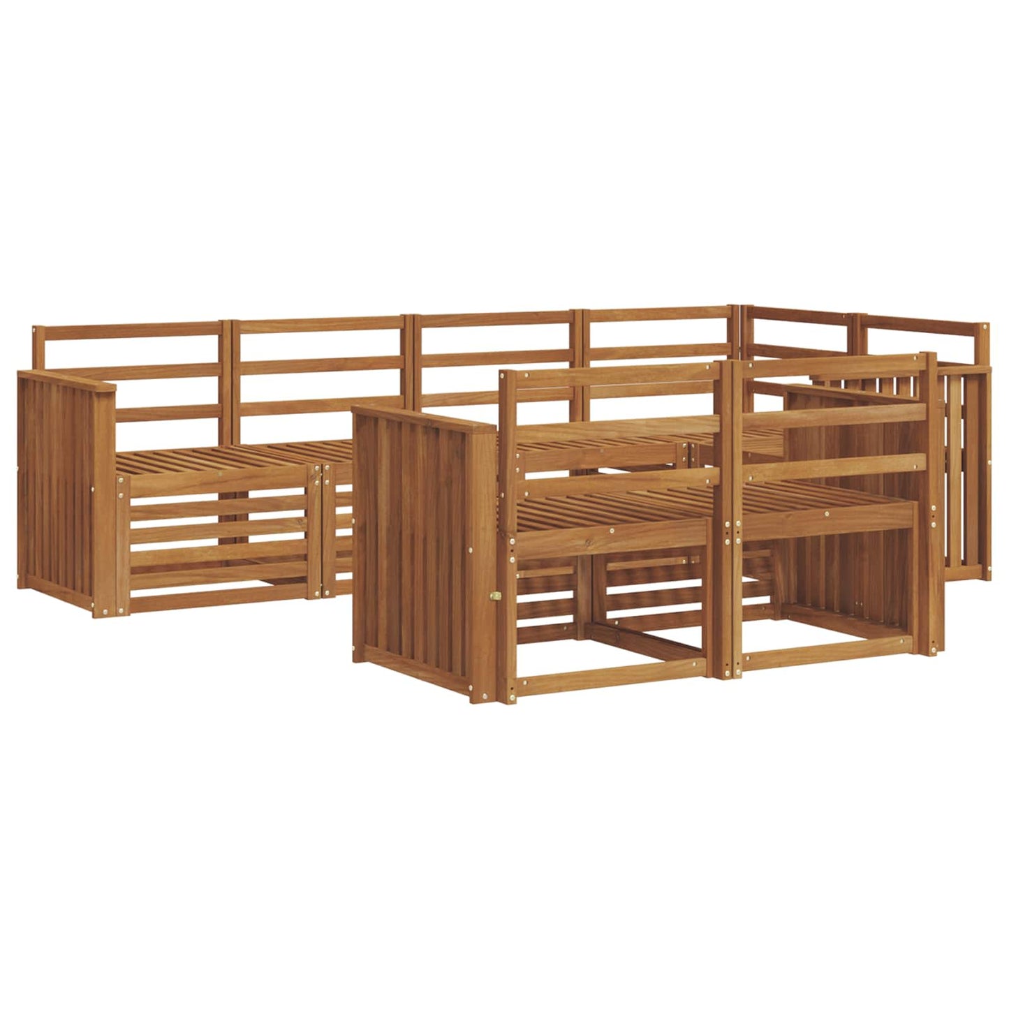 Set divano sezionale 7 pcs Naturale | homemem39