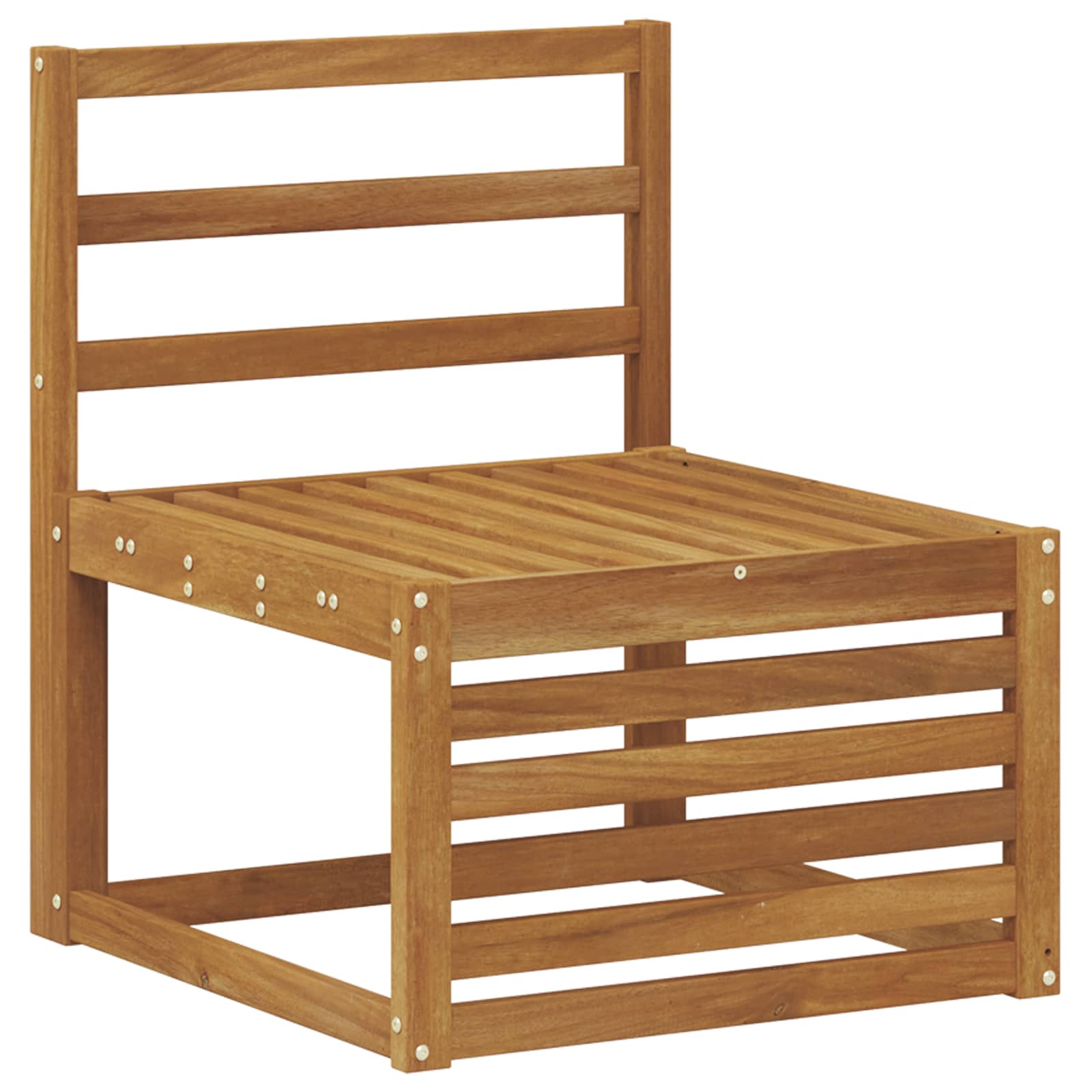 Set divani 8 pcs Naturale Legno di Acacia Massello | homemem39