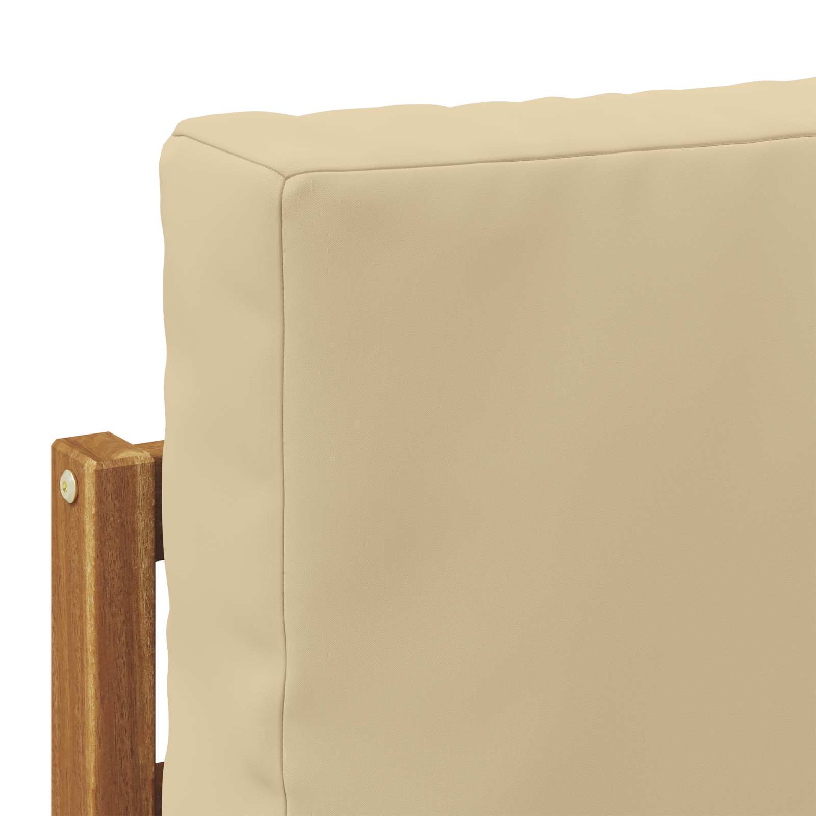 Set divani 8 pcs Naturale e Beige Legno di Acacia Massello | homemem39