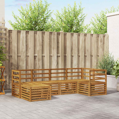 Set divano sezionale 6 pcs Naturale
