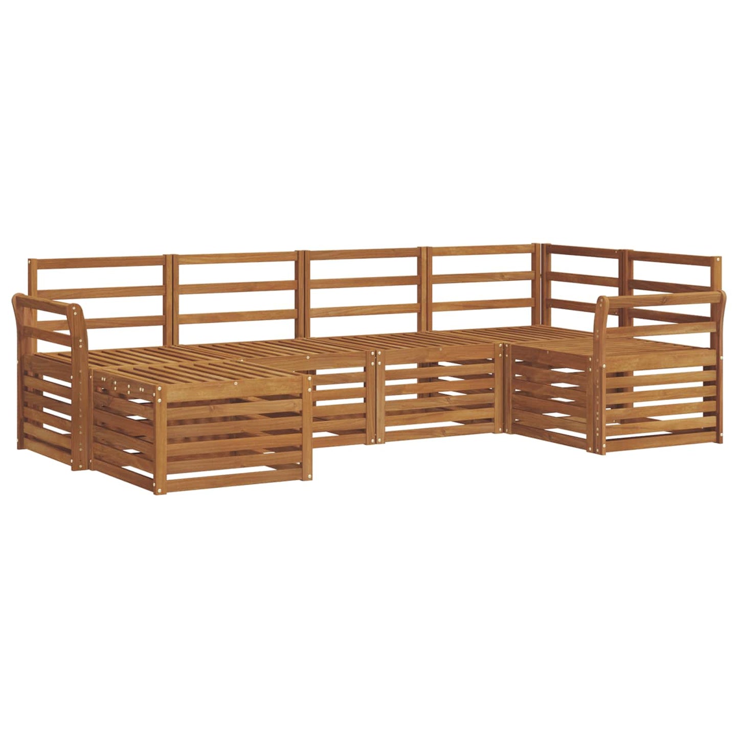 Set divano sezionale 6 pcs Naturale
