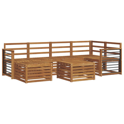 Set divani Naturale Legno di Acacia Massello