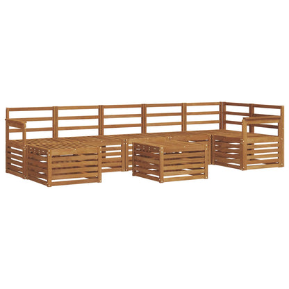 Set di divani da esterno 8 pcs Naturale