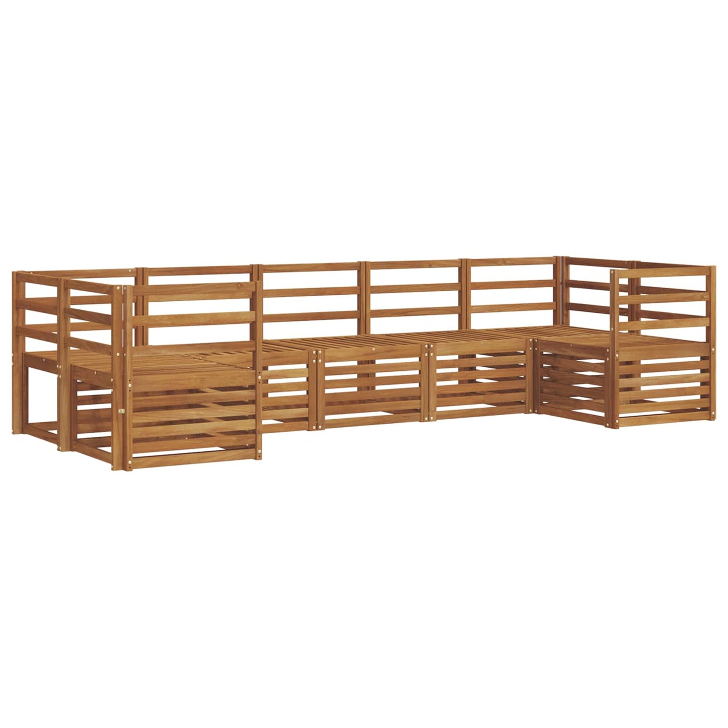 Set divano sezionale 7 pcs Naturale