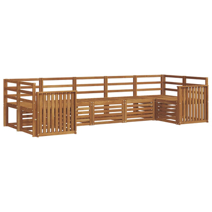 Set divano sezionale 7 pcs Naturale