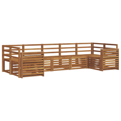 Set divano sezionale 7 pcs Naturale