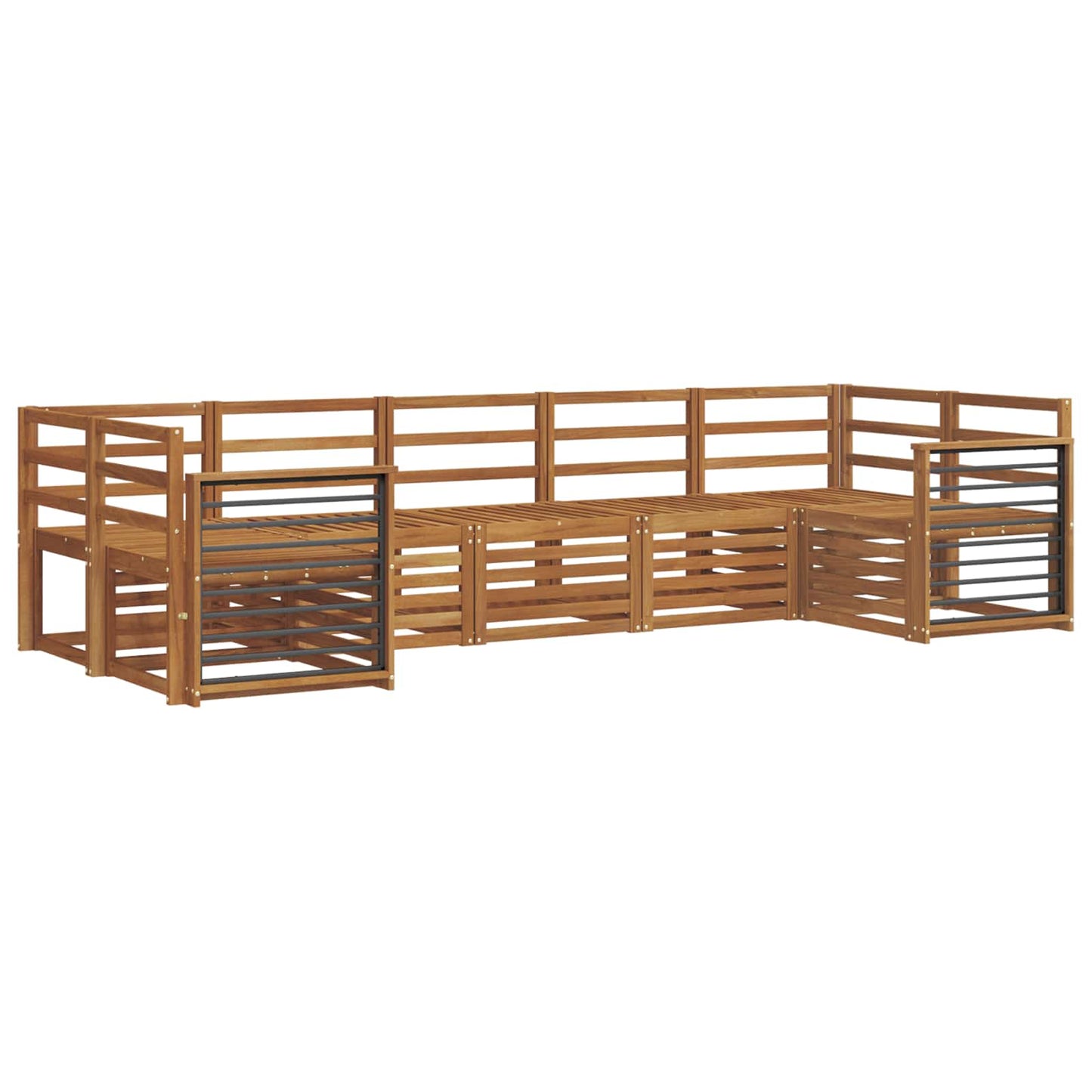 Set divano sezionale 7 pcs Naturale | homemem39