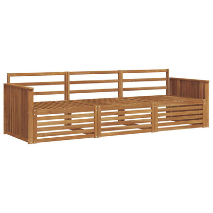 Set di divani da esterno 3 pcs Naturale | homemem39