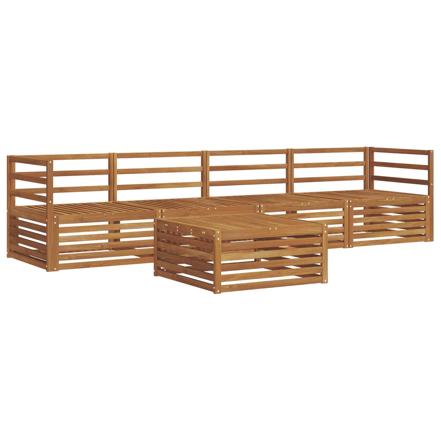 Set di divani da esterno 5 pcs Naturale