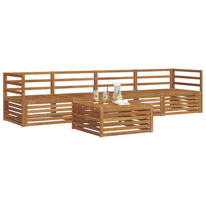 Set di divani da esterno 5 pcs Naturale | homemem39