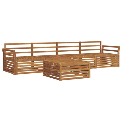 Set di divani da esterno 5 pcs Naturale