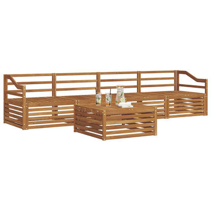 Set di divani da esterno 5 pcs Naturale