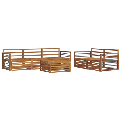 Set di divani da esterno 6 pcs Naturale | homemem39