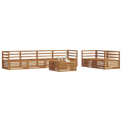 Set di divani da esterno 7 pcs Naturale | homemem39