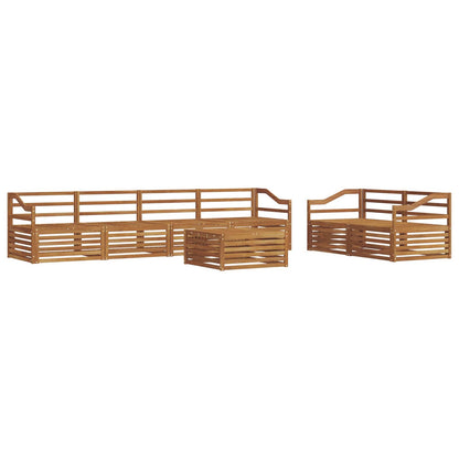 Set di divani da esterno 7 pcs Naturale