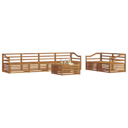 Set di divani da esterno 7 pcs Naturale | homemem39