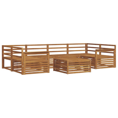 Set di divani da esterno 7 pcs Naturale