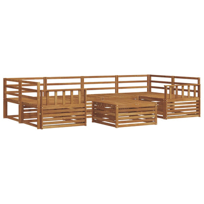 Set di divani da esterno 7 pcs Naturale