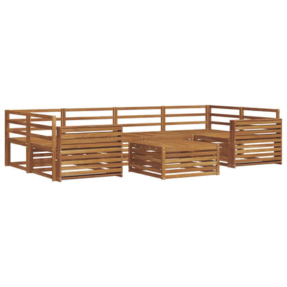 Set di divani da esterno 7 pcs Naturale | homemem39