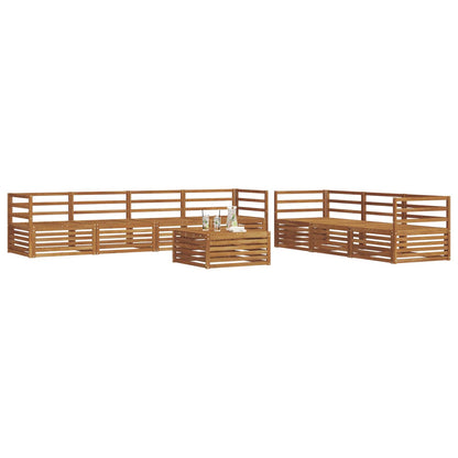 Set di divani da esterno 8 pcs Naturale