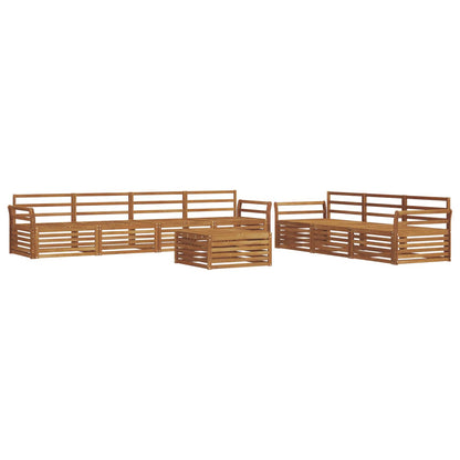 Set di divani da esterno 8 pcs Naturale | homemem39