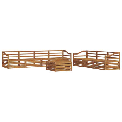 Set di divani da esterno 8 pcs Naturale | homemem39