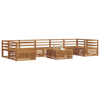 Set di divani da esterno 8 pcs Naturale | homemem39